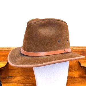 Henschel Hat Company 'Stallion' Outdoor Leather Safari Hat